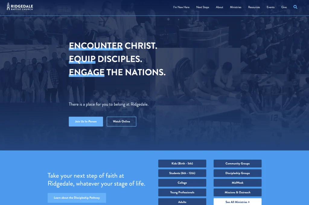 Ridgedale Church screenshot